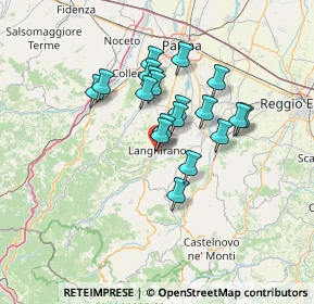Mappa Piazza Filippo Corridoni, 43013 Langhirano PR, Italia (10.69368)