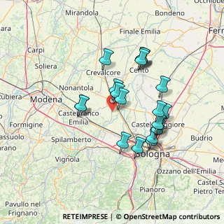Mappa Via Fornace, 40017 San Giovanni in Persiceto BO, Italia (12.9075)