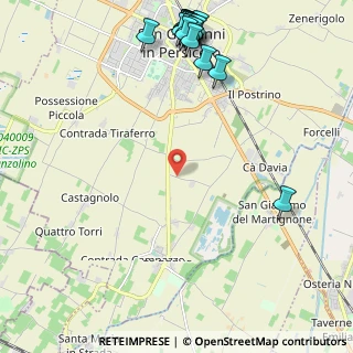 Mappa Via Fornace, 40017 San Giovanni in Persiceto BO, Italia (3.0715)