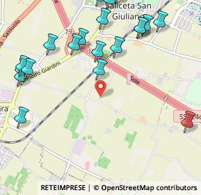 Mappa Str. delle Fornaci, 41126 Modena MO, Italia (1.375)