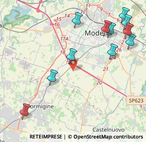 Mappa Str. delle Fornaci, 41126 Modena MO, Italia (5.20455)