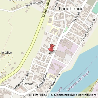 Mappa Via Fanti D'Italia, 16, 43013 Langhirano, Parma (Emilia Romagna)