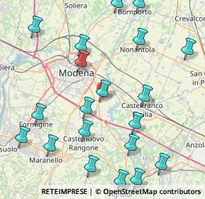 Mappa Strada Scartazza, 41126 San Damaso MO, Italia (10.341)