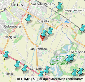 Mappa Str. Scartazza, 41126 San Damaso MO, Italia (3.204)