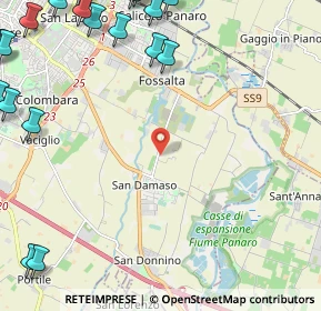 Mappa Strada Scartazza, 41126 San Damaso MO, Italia (3.7275)