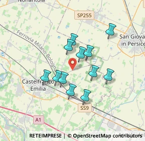 Mappa Via Larga, 41013 Castelfranco Emilia MO, Italia (2.8325)