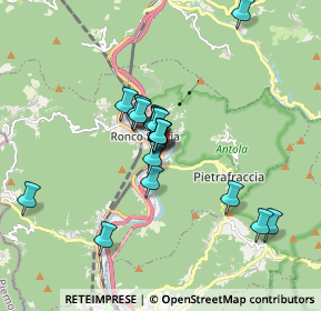 Mappa Via delle Piane, 16019 Ronco Scrivia GE, Italia (1.346)