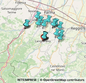 Mappa Viale Martiri della Libertà, 43013 Langhirano PR, Italia (9.729)
