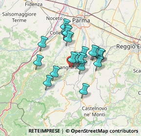 Mappa Viale Martiri della Libertà, 43013 Langhirano PR, Italia (10.2845)