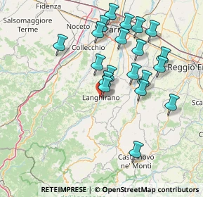 Mappa Viale Martiri della Libertà, 43013 Langhirano PR, Italia (15.0345)