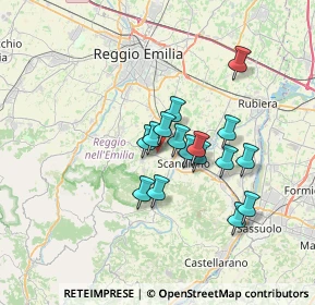 Mappa Via Martiri della Romania, 42020 Albinea RE, Italia (5.3375)