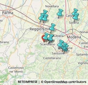 Mappa Via Martiri della Romania, 42020 Albinea RE, Italia (13.48769)