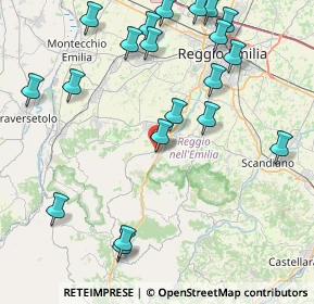 Mappa Via Giuseppe di Vittorio, 42030 Vezzano Sul Crostolo RE, Italia (10.182)