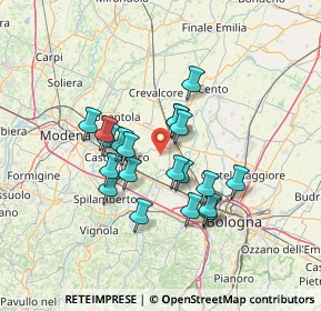 Mappa Via Castagnolo, 40017 San Giovanni in Persiceto BO, Italia (11.2245)