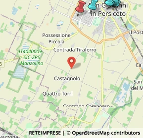 Mappa Via Castagnolo, 40017 San Giovanni in Persiceto BO, Italia (3.84833)