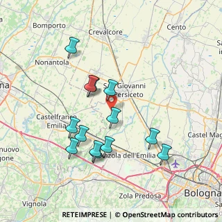 Mappa Via Castagnolo, 40017 San Giovanni in Persiceto BO, Italia (7.24538)