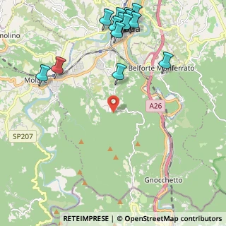 Mappa Via Requagliolo, 15076 Ovada AL, Italia (2.85933)