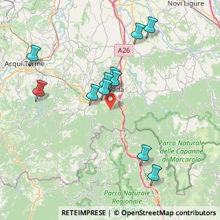 Mappa Via Requagliolo, 15076 Ovada AL, Italia (7.98091)