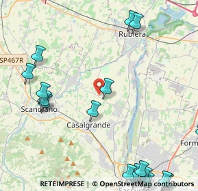 Mappa Via per Casalgrande, 42019 Arceto RE, Italia (6.621)