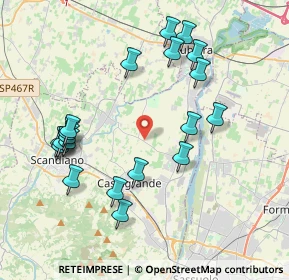 Mappa Via per Casalgrande, 42019 Arceto RE, Italia (4.2105)