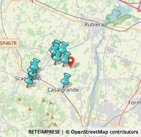 Mappa Via per Casalgrande, 42019 Arceto RE, Italia (2.96818)