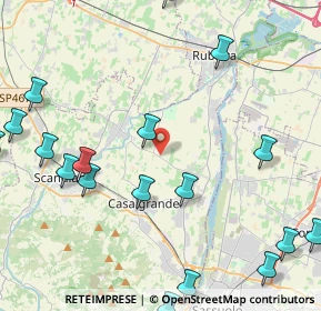 Mappa Via per Casalgrande, 42019 Arceto RE, Italia (6.2135)