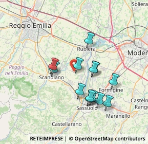 Mappa Via per Casalgrande, 42019 Arceto RE, Italia (6.29692)