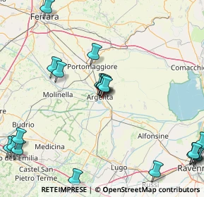 Mappa Via Guido Reni, 44011 Argenta FE, Italia (22.2015)