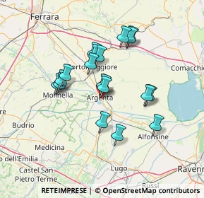 Mappa Via Guido Reni, 44011 Argenta FE, Italia (11.60737)