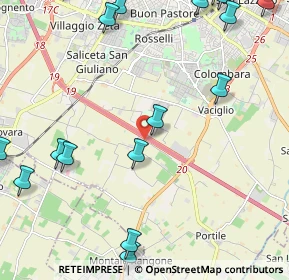 Mappa Stradello Aggazzotti, 41126 Modena MO, Italia (3.20389)