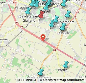 Mappa Stradello Aggazzotti, 41126 Modena MO, Italia (2.8045)
