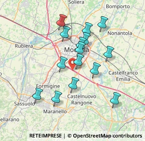 Mappa Stradello Aggazzotti, 41126 Modena MO, Italia (6.526)