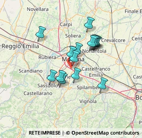 Mappa Stradello Aggazzotti, 41126 Modena MO, Italia (10.78)