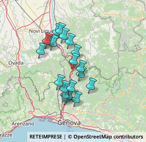 Mappa Via Paolo Fabiano Pittore, 16019 Ronco Scrivia GE, Italia (11.556)