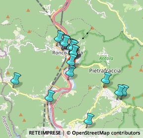 Mappa Via Paolo Fabiano Pittore, 16019 Ronco Scrivia GE, Italia (1.415)