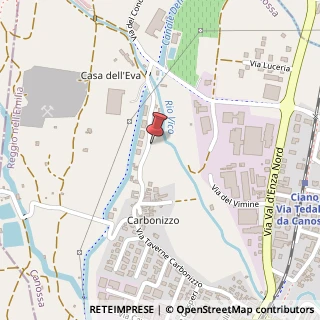 Mappa Via Carbonizzo - Taverne, 167, 42026 Canossa, Reggio nell'Emilia (Emilia Romagna)