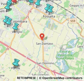 Mappa Strada Vignolese, 41126 San Damaso MO, Italia (3.7185)