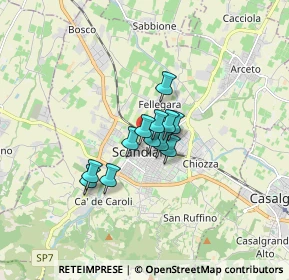 Mappa Via A. Libera, 42019 Scandiano RE, Italia (0.965)