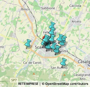 Mappa Via A. Libera, 42019 Scandiano RE, Italia (0.885)