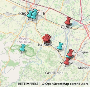 Mappa Via A. Libera, 42019 Scandiano RE, Italia (7.1525)