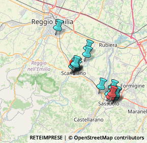 Mappa Via A. Libera, 42019 Scandiano RE, Italia (5.97778)