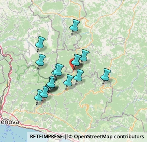 Mappa 16020 Gorreto GE, Italia (11.61765)
