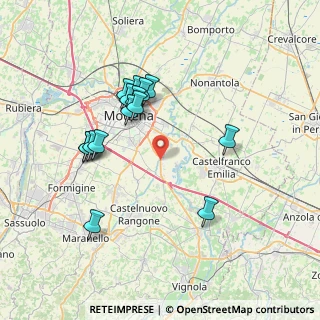 Mappa Str. Vignolese, 41126 San Damaso MO, Italia (7.13133)