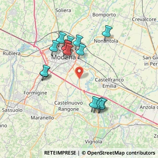 Mappa Str. Vignolese, 41126 San Damaso MO, Italia (7.37867)