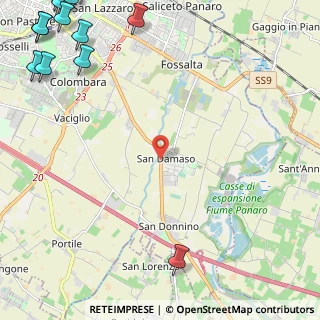 Mappa Str. Vignolese, 41126 San Damaso MO, Italia (4.13833)