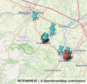 Mappa Viale Mazzini, 42019 Scandiano RE, Italia (6.00556)
