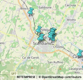 Mappa Viale Mazzini, 42019 Scandiano RE, Italia (1.50917)