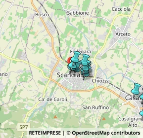 Mappa Viale Mazzini, 42019 Scandiano RE, Italia (1.77467)