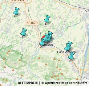 Mappa Viale Mazzini, 42019 Scandiano RE, Italia (2.63667)