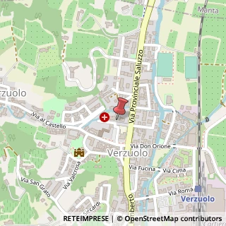 Mappa Piazza Andrea Willy Burgo, 1, 12039 Verzuolo, Cuneo (Piemonte)
